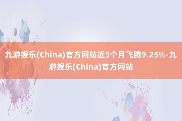 九游娱乐(China)官方网站近3个月飞腾9.25%-九游娱乐(China)官方网站