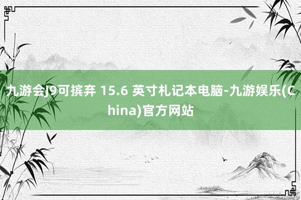 九游会J9可摈弃 15.6 英寸札记本电脑-九游娱乐(China)官方网站